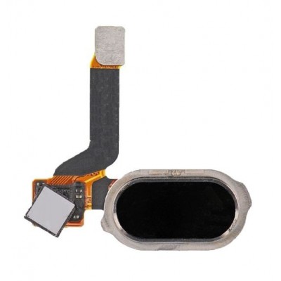 Home Button Complete For Oneplus 3 Black By - Maxbhi Com