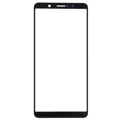Replacement Front Glass For Vivo V7 Black By - Maxbhi Com