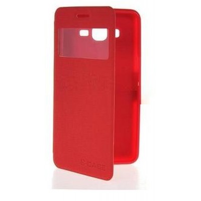 Flip Cover for Samsung Galaxy A5 A500XZ - Red