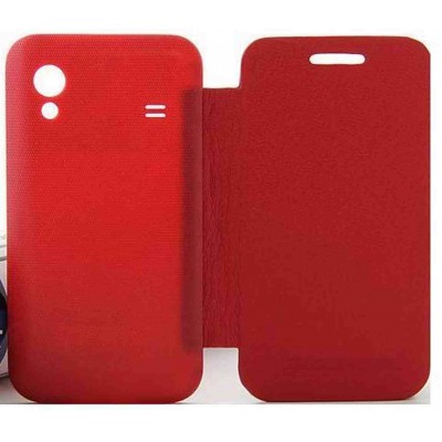 Flip Cover for Samsung Galaxy Ace S5830 - Red