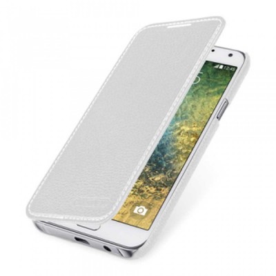 Flip Cover for Samsung Galaxy E5 SM-E500F - White