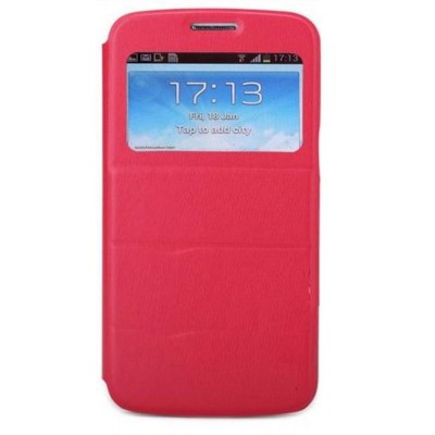 Flip Cover for Samsung Galaxy Grand 2 SM-G7102 with dual SIM - Red