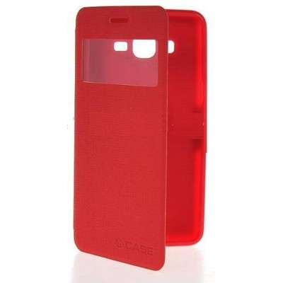 Flip Cover for Samsung Galaxy Grand Prime Duos TV SM-G530BT - Red