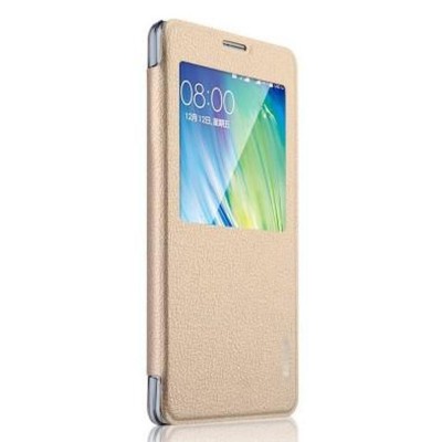 Flip Cover for Samsung Galaxy Grand Prime SM-G530F - Gold
