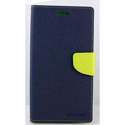 Flip Cover for Samsung Galaxy Mega 2 Duos SM-G7508Q with dual SIM - Dark Blue