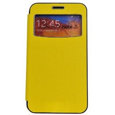 Flip Cover for Samsung Galaxy Note 3 N9005 with 3G & LTE - Yellow