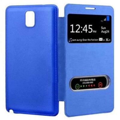 Flip Cover for Samsung Galaxy Note 3 Neo Duos - Blue