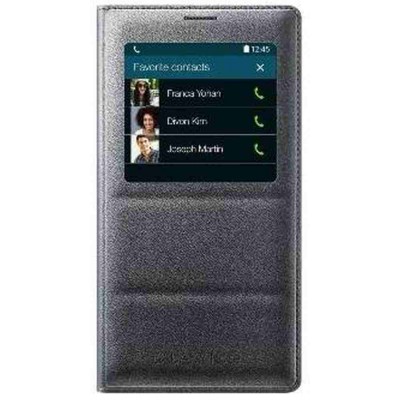 Flip Cover for Samsung Galaxy Note 4 Duos - Charcoal Black