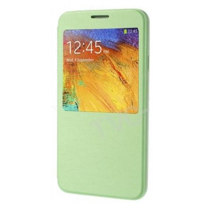 Flip Cover for Samsung Galaxy Note 4 Duos - Green