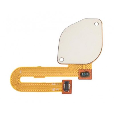 Fingerprint Sensor Flex Cable For Motorola Moto E7 Plus Black By - Maxbhi Com