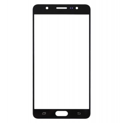 Replacement Front Glass For Samsung Galaxy J7 Max Black By - Maxbhi Com