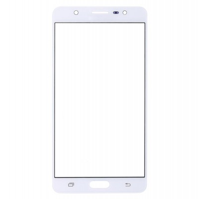 Replacement Front Glass For Samsung Galaxy J7 Max White By - Maxbhi Com