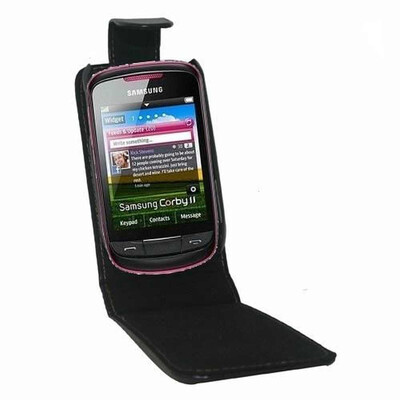 Flip Cover for Samsung Corby TV - Black