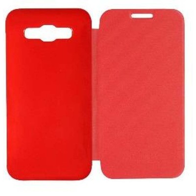 Flip Cover for Samsung Galaxy E5 - Red