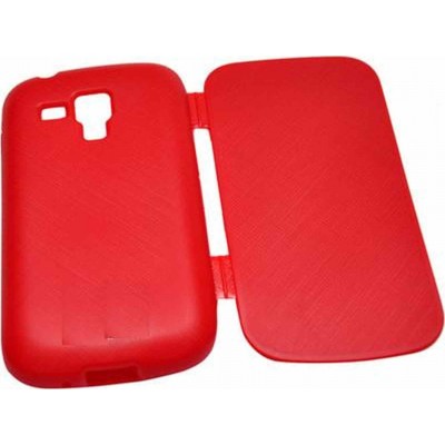 Flip Cover for Samsung Galaxy S Duos 2 S7582 - Red