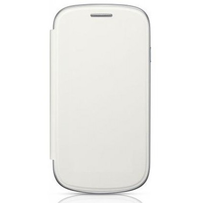 Flip Cover for Samsung Galaxy S3 Mini VE I8200 - White