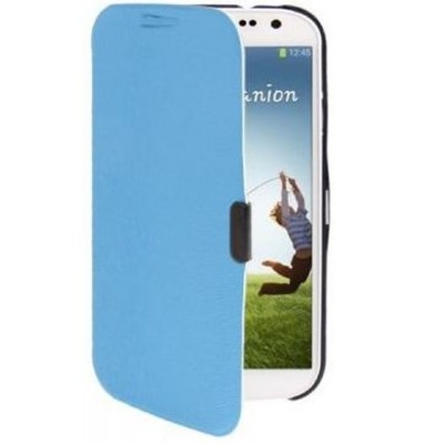 Flip Cover for Samsung Galaxy S4 with LTE+ - Black & Rose Gold Side Color