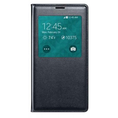Flip Cover for Samsung Galaxy S5 Duos - Charcoal Black