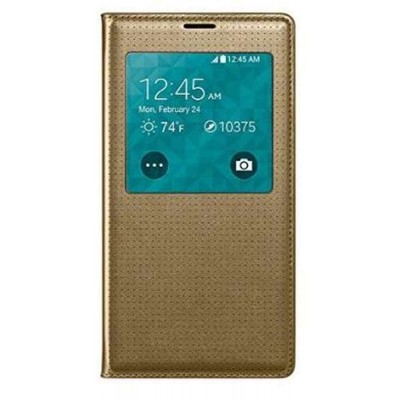 Flip Cover for Samsung Galaxy S5 LTE-A G906S - Copper Gold