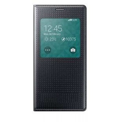 Flip Cover for Samsung Galaxy S5 mini Duos SM-G800H - Charcoal Black