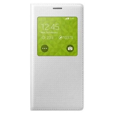 Flip Cover for Samsung Galaxy S5 Plus SM-G901F - Shimmery White