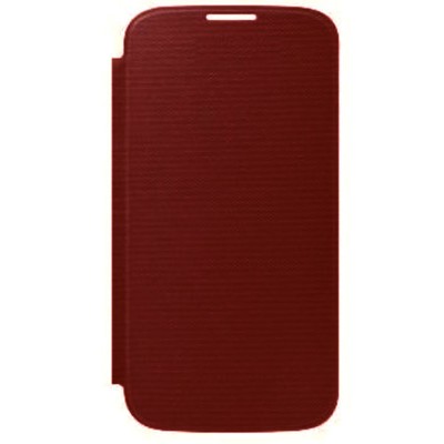 Flip Cover For Samsung Galaxy S4 Value Edition I9515 Red By - Maxbhi Com