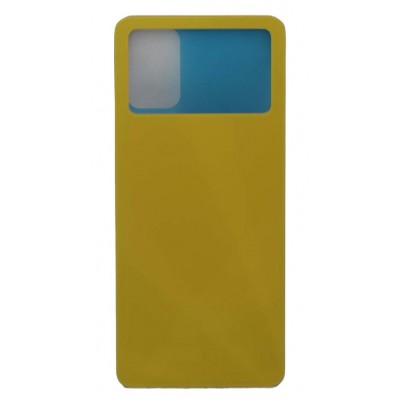 Back Panel Cover For Xiaomi Poco X4 Pro 5g Yellow - Maxbhi Com