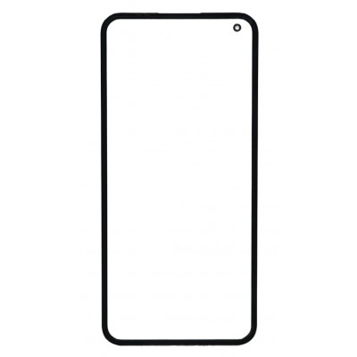 Replacement Front Glass For Nothing Phone 1 Black By - Maxbhi Com