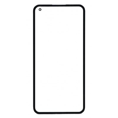 Replacement Front Glass For Nothing Phone 1 Black By - Maxbhi Com