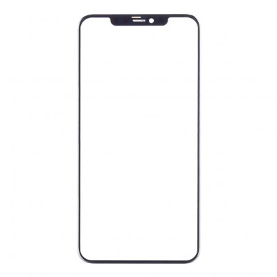 Replacement Front Glass For Apple Iphone 11 Pro Max Black By - Maxbhi Com