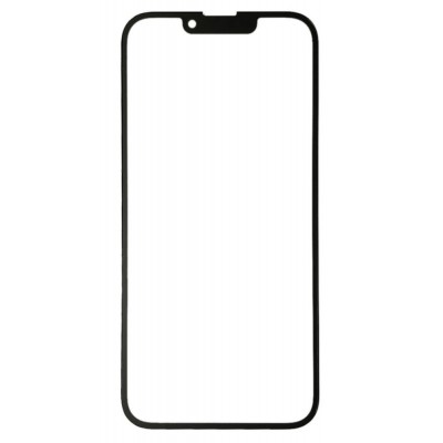 Replacement Front Glass For Apple Iphone 13 Black By - Maxbhi Com