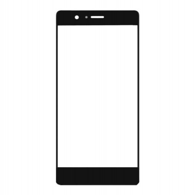 Replacement Front Glass For Huawei P9 Lite Black By - Maxbhi Com