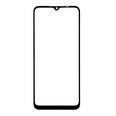 Replacement Front Glass For Xiaomi Poco M2 Black By - Maxbhi Com