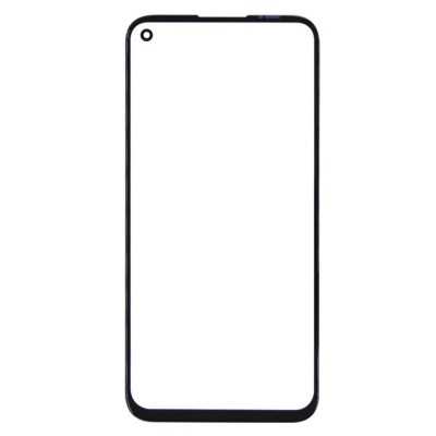Replacement Front Glass For Huawei P40 Lite E Black By - Maxbhi Com