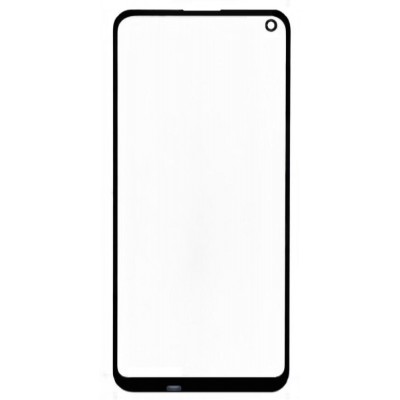 Replacement Front Glass For Huawei P40 Lite E Black By - Maxbhi Com