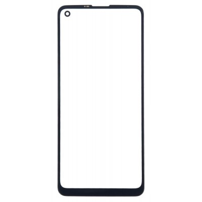 Replacement Front Glass For Motorola Moto G Power Black By - Maxbhi Com