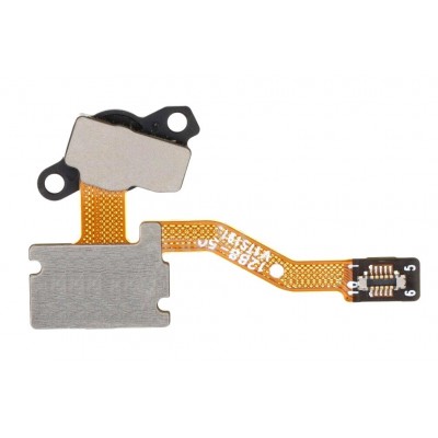 Fingerprint Sensor Flex Cable For Oppo A74 White By - Maxbhi Com