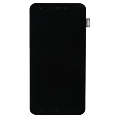 Lcd With Touch Screen For Intex Cloud Q11 Black By - Maxbhi Com
