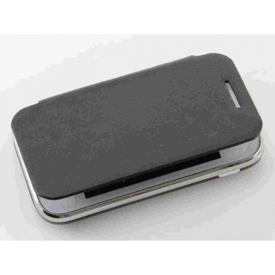 Flip Cover for Samsung Galaxy Y S5360 - Metallic Grey