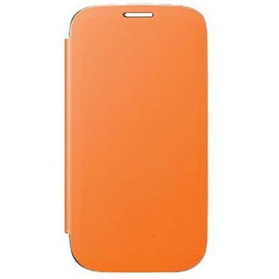 Flip Cover for Samsung I8200 Galaxy S III mini Value Edition - Orange