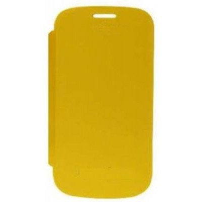 Flip Cover for Samsung I8200 Galaxy S III mini Value Edition - Yellow