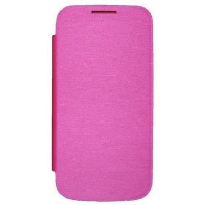 Flip Cover for Samsung I9192 Galaxy S4 mini with dual SIM - Pink
