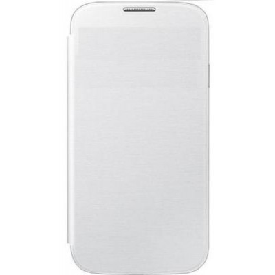 Flip Cover for Samsung I9500 Galaxy S4 - White Frost