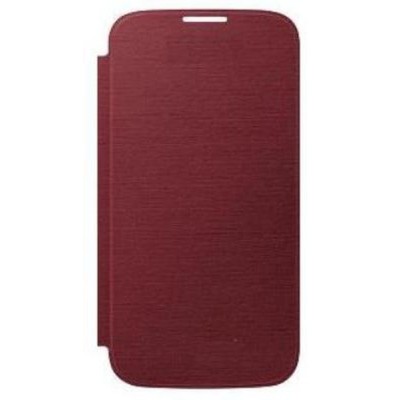Flip Cover for Samsung I9505G Galaxy S4 Google Play Edition - Aurora Red