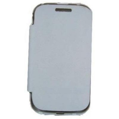 Flip Cover for Samsung Rex 60 C3310R with single SIM - White