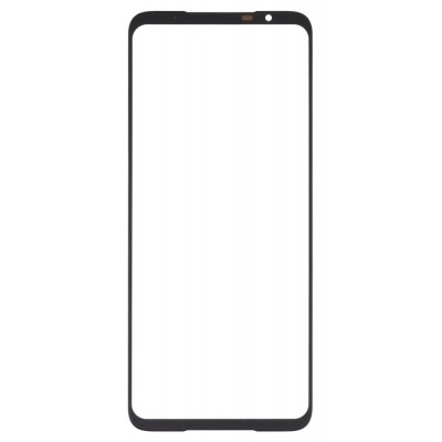 Replacement Front Glass For Asus Rog Phone 5s Pro Black By - Maxbhi Com
