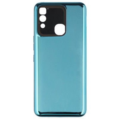 Back Panel Cover For Tecno Spark 8t Cyan - Maxbhi Com