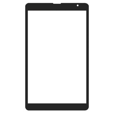 Replacement Front Glass For Blackview Tab 6 Black By - Maxbhi Com