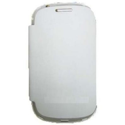 Flip Cover for Samsung Rex 70 S3802 - White