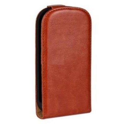 Flip Cover for Samsung S7710 Galaxy Xcover 2 - Brown